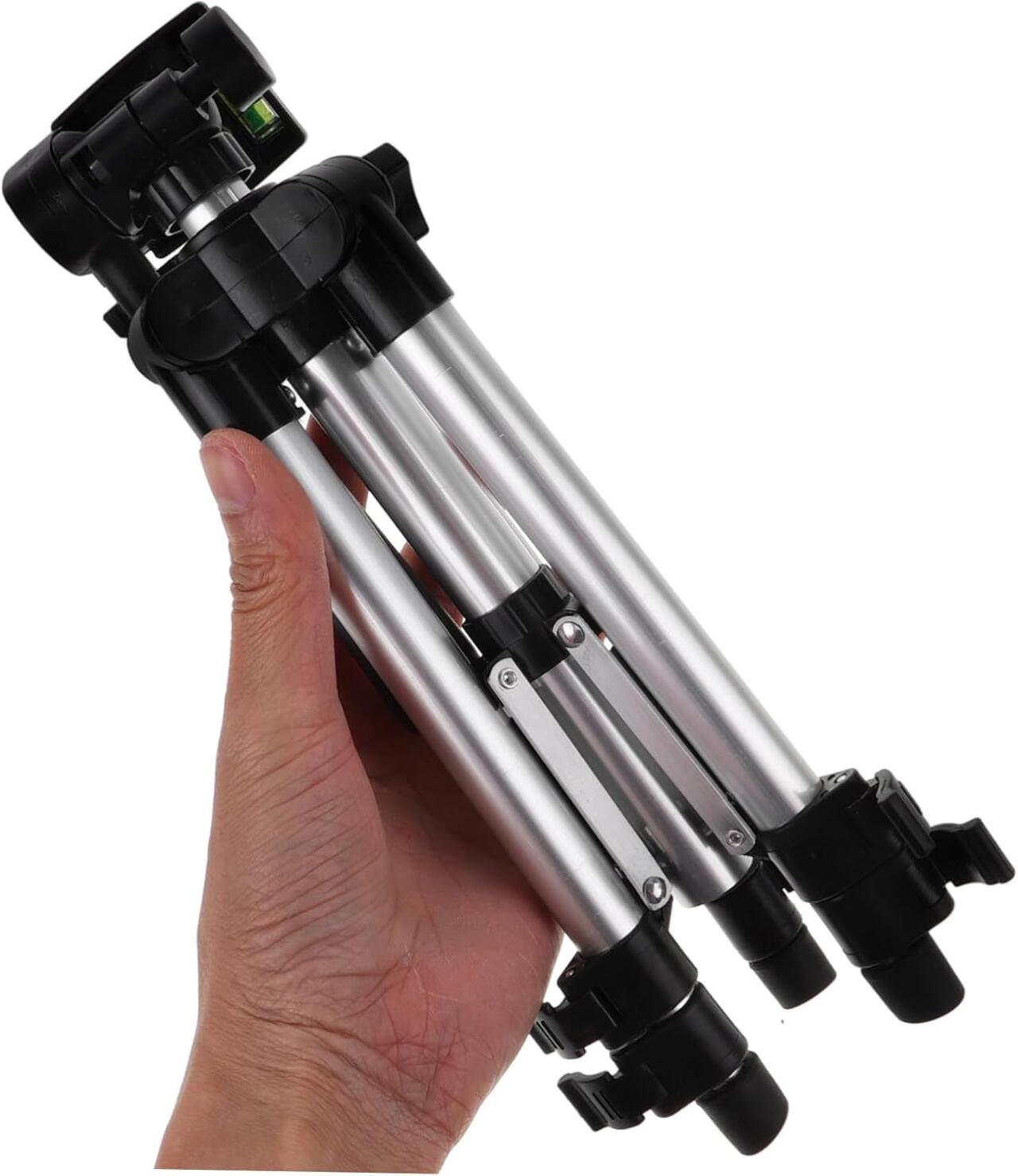 Trípode de aluminio de 120 cm: ligero, estable y compatible con todo