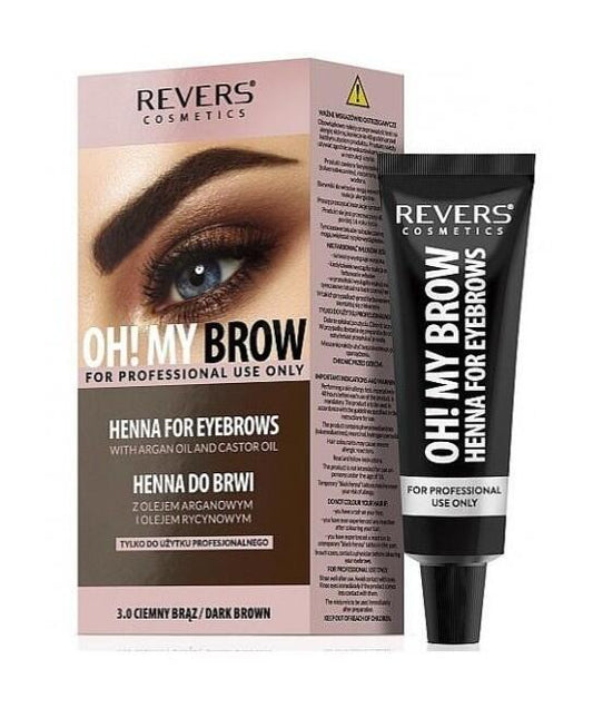 Henna para Cejas Marrón Profesional – 15ml + 15ml